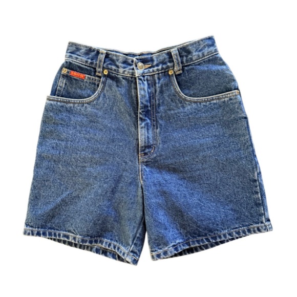 Lawman Western Pants - Vintage 80s Lawman High Waisted 100% Cotton Denim Jean Shorts Size 5